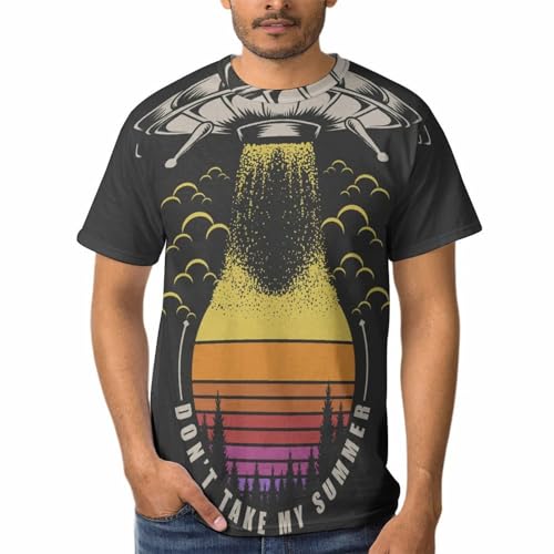 T-shirt retro homme sunset anti-déformation pour remplacer vos tshirts usés et ternes