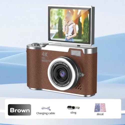 Appareil photo numérique 4K 48 MP blanc haute résolution avec écran inclinable - 6