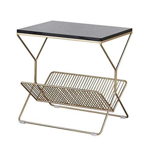 FCSFSF Chair Side Table End Tables Small Sofa Table Marble Double-Deck FCSFSF Chair Side Table End Tables Small Sofa Table Marble Double-Deck