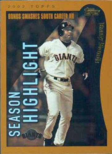 2002 Topps #332 Barry Bonds San Francisco Giants Baseball