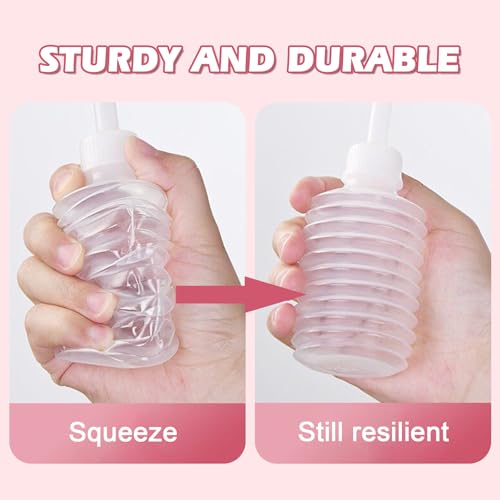 Image of 6PCS 200ml Enema Bulb Kit Enema Douche Disposable Vagina Cleaner Bottle Empty Douche Bottles for Women Men Water Bottle & Disposable Applicators