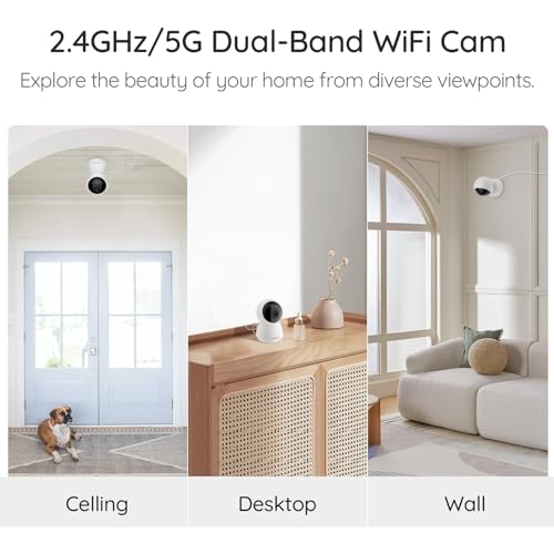 2K-Pet-Camera-Indoor-Security-Camera-Baby-Camera-Dog-Camera-Smart-Camera-with-Phone-App-24GHz5G-WiFi-Camera360Pan-90-Tilt-2-Way-Audio-Night-Vision-AI-Motion-Detection-and-Tracking
