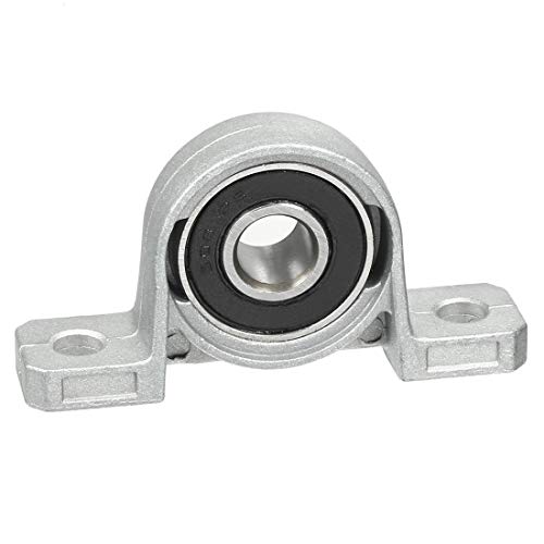 Image of KP08 8mm Bore Diameter Rail Mount Bore Ball Bearing Block Mounted Pillow Insert Bearing (4pcs)