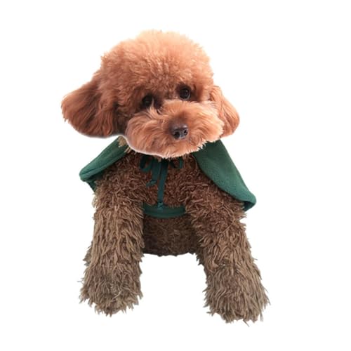 Traje para perro POPETPOP talla M verde miniatura 4