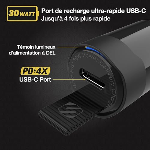 Image of Scosche CPDC30 Car Charger USB-C Single Port 30W Power Delivery