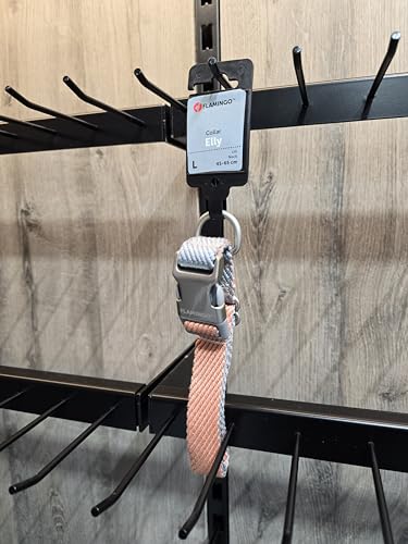 Dog Collar Elly Salmon pink L 45-65cm 25mm - Image 2