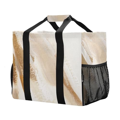 Reusable Pool Bag with Waterproof Coating Stylish Beach Tote2