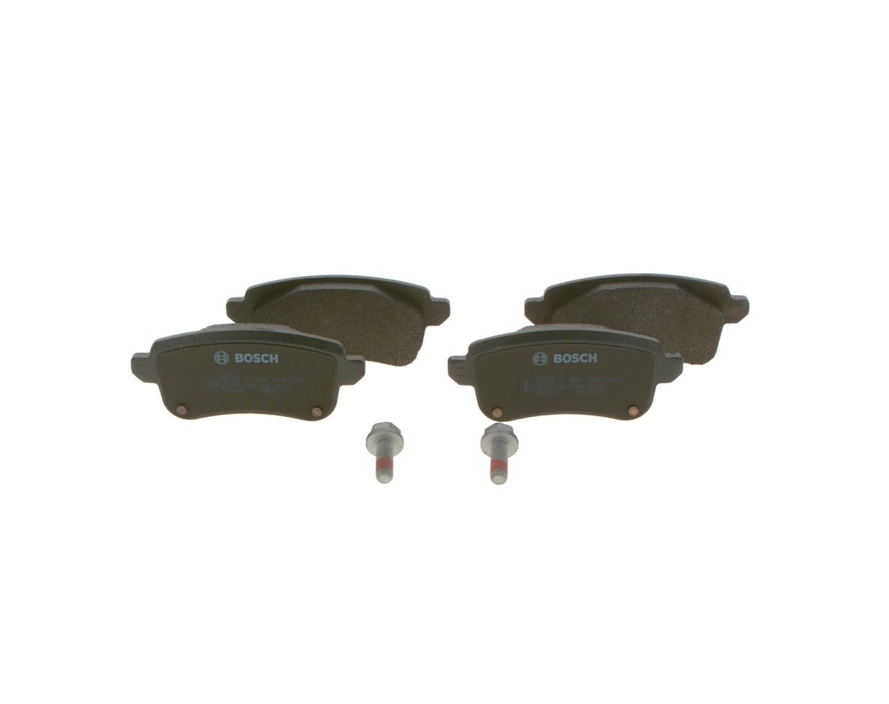 Bosch BP1738 - Plaquettes de Frein Arrière pour Voiture - Qualité Bosch - Réduction du Bruit et de la Poussière - Certifié ECE-R90 - Sans Cuivre - Jeu de 4 Plaquettes - Avec Accessoires | Compatible avec: RENAULT ESPACE V, GRAND SCÉNIC IV, MEGANE IV Grand