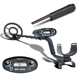 Bounty Hunter Tracker IV Metal Detector, Designed for Adults & Kids with Waterproof 8" Coil, High Accuracy, 3 Detection Modes, Easy Use in Coin Shooting, Relic Hunting, and General Purpose Detection
