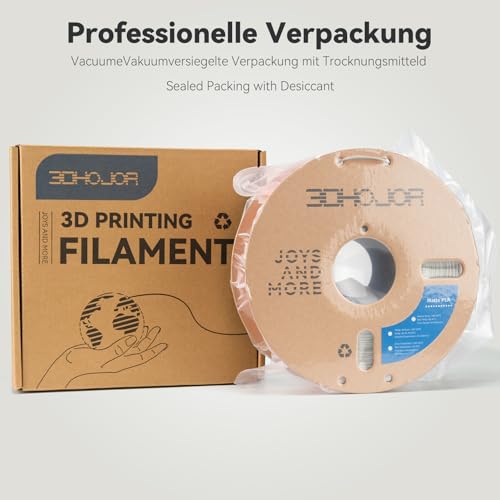 Image of 3DHoJor Matte PLA Filament 1.75mm Light Khaki, PLA 3D Printer Filament, 1kg Spool (2.2lbs) PLA Filament, Fit Most FDM 3D Printer