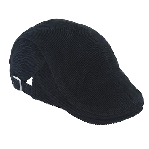 Image of FabSeasons Cotton Ivy Flat Golf Cap - Classic Newsboy Gatsby Hat for Men