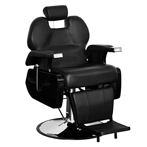 BARBER CHAIR - STAY ELIT - SILLA PARA BARBERÍA NEGRA