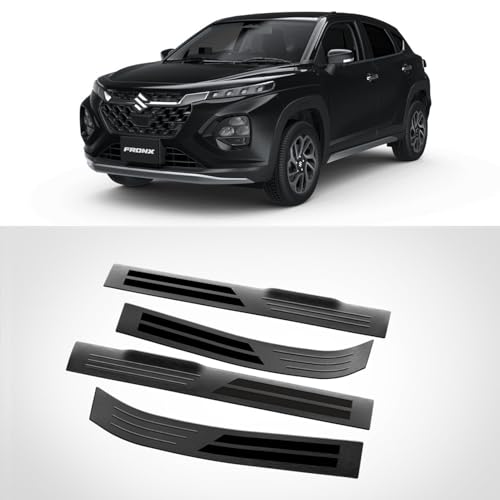 VKINGER �X�Y�L �t�����N�X �p�[�c ���� �X�J�b�t�v���[�g �T�C�h�X�e�b�v �L�b�L���O�v���[�g �ی� �L�Y�h�~ 4P ���� �J�X�^�� �p�[�c �A�N�Z�T���[ FRONX (�u���b�N�w�A���C��)