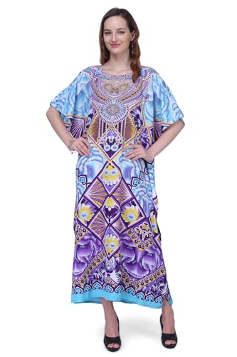 Image of Miss Lavish London Women's Kaftan- Kaftan Dress for Casual, Party, Evening, Vacation and Everyday Wear