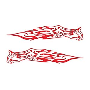 Universeel Aan Beide Zijden Auto Stickers Body Stickers Hood Decal 115cm(Color:stijl-rood)