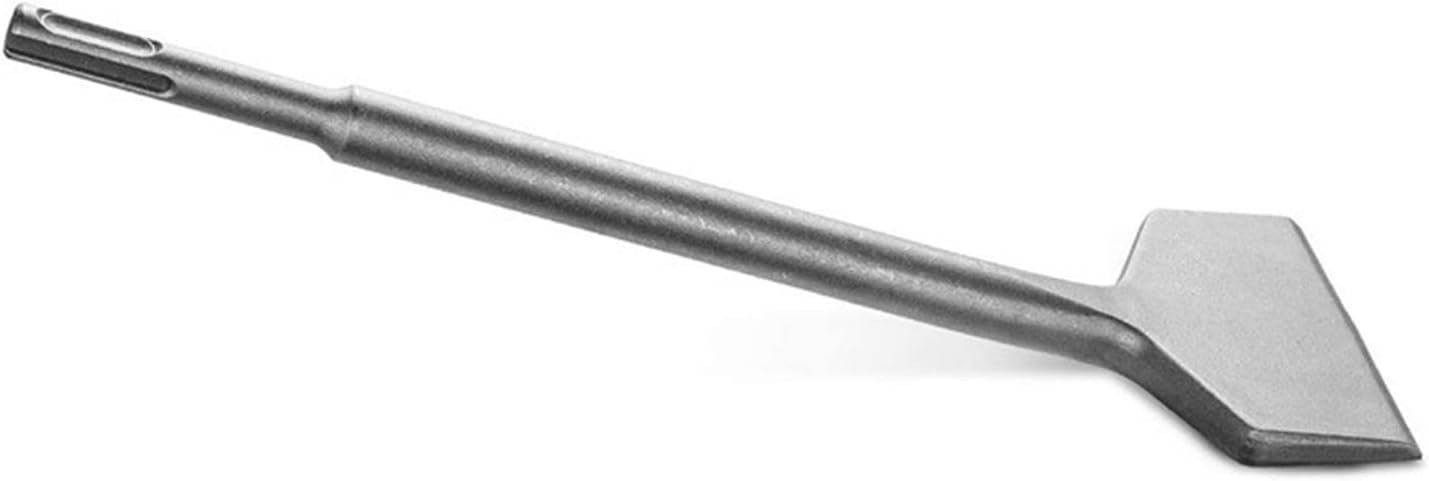 SDS Plus Bolster Chisel 3-in Wide Electric Hammer Chisel Angled Heavy Duty Bent Tile Chisel for Tile Brick Concrete Removal