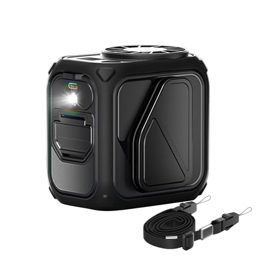 Ventilateur portable de taille anti-transpiration 12h d'autonomie pour camping et cou