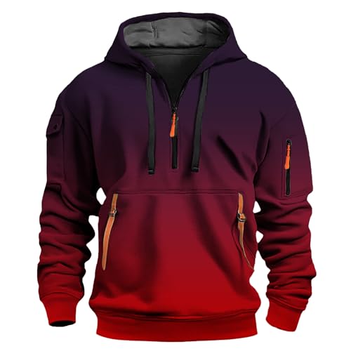 Camisa sin mangas hombre sudadera capucha roja M estampado 3D flores dynamic 3