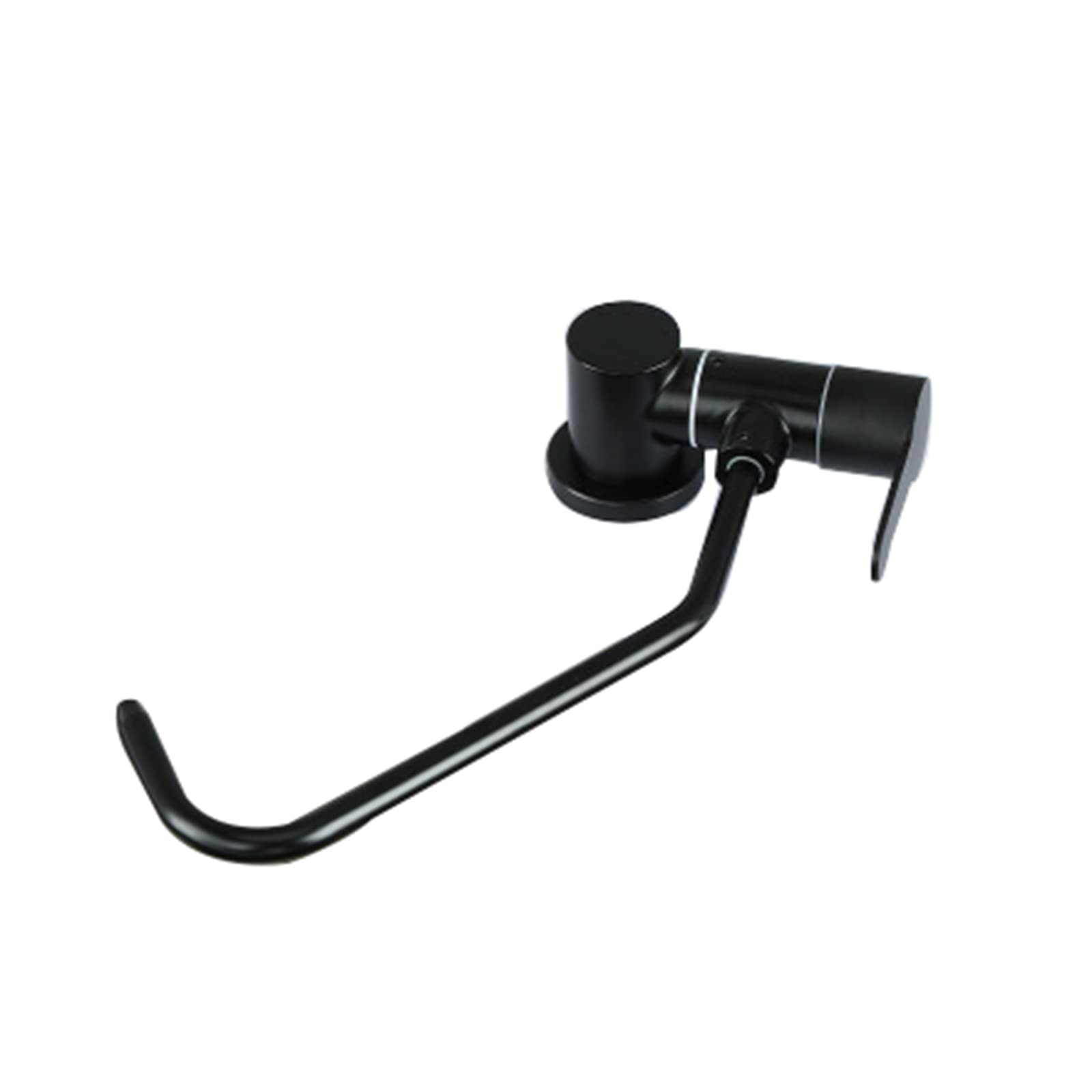 Küchenarmatur, klappbarer Wasserhahn, 360 Einhebel-Trinkwasserhahn, Spültischmischer, ideal für die Fenstermontage, Schwarz Star of Light