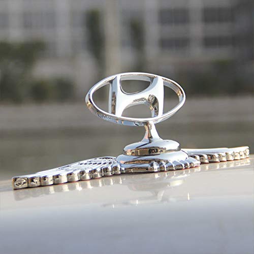 Buy Car Hood Ornament Emblem Sticker for Hyundai Cars, Metal