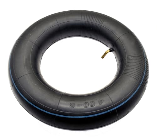 1 Stück Schlauch für Schubkarrenrad 4.00-8 Ersatzschlauch für Luftrad mit TR87 Winkelventil Schiebekarre Innenschlauch Schubkarre