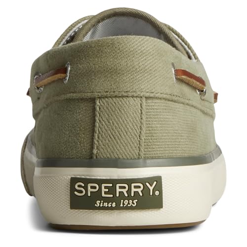 Sperry Sapato náutico masculino Bahama II, Oliva, 13