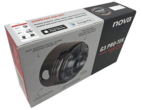 Nova 48290 Premier Pro-Tek G3 Chuck Kit With Pro-Tek 2" Jaw Set, Woodworm Screw, & Accessories, Bundled With Nova Isns 5/8" Plain Bore Insert (To Fit Shopsmith Etc.) #TOP5