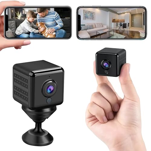 NFMAXONE Mini Camara Espia WiFi |Cámara Vigilancia WiFi Interior | Cámara Espía Oculta con Visión Nocturna y Detección...