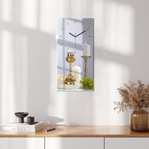 Reloj de fe Sacroarte 30x60cm como recuerdo de Primera Comunión 7