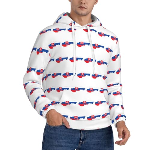 Sweat à capuche homme Slovaquie chaud contre le froid hiver pull lourd
