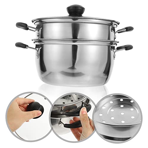BESTonZON Panela De Vapor De Aço De Pão De Aço Inoxidável 1Pc De Café De Café De Aço Inoxidável De P