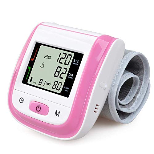 Huapa Wrist Blood Pressure Cuff, Blood Pressure Monitor,Blood Pressure Cuff,Automatic Blood Pressure Monitor(Pink)