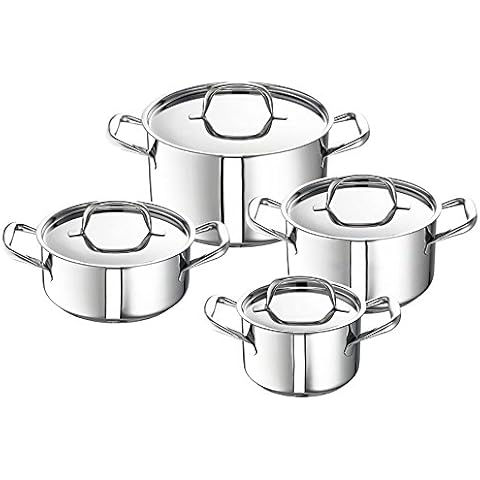 Schulte-Ufer Finesse Topfset, Edelstahl, 4 TLG Cover