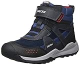 Atmungsaktiv Geox J TERAM Boy B ABX B Rain Shoe, (Navy/Dk Red), 33 EU