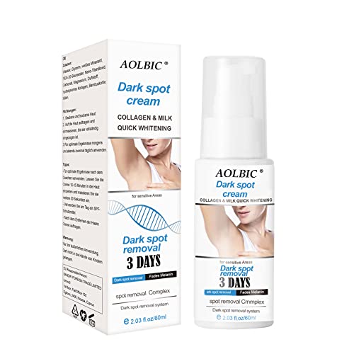 Underarm Cream, Dark Spot Cream, Intimate Area Dark Spot Remover Corrector For Body, Underarms, Armpit, Knees, Elbows, and inner Thigh(60ml)