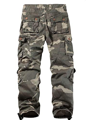 Image of AKARMY Men's Relaxed Fit Cargos