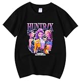 T-Shirt Mädchen Jungen Kpop Merch Mitglied T-Shirt Unisex Shirt Kurzarm Casual Graphic Tee für Mädchen und Jungen Fans Pink Tops Rundhals Fashion Regular Fit für 100-160
