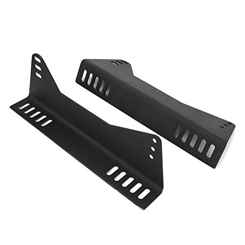 Akozon サイドマウントブラケット2ピースユニバーサル車両バケットシート 変更