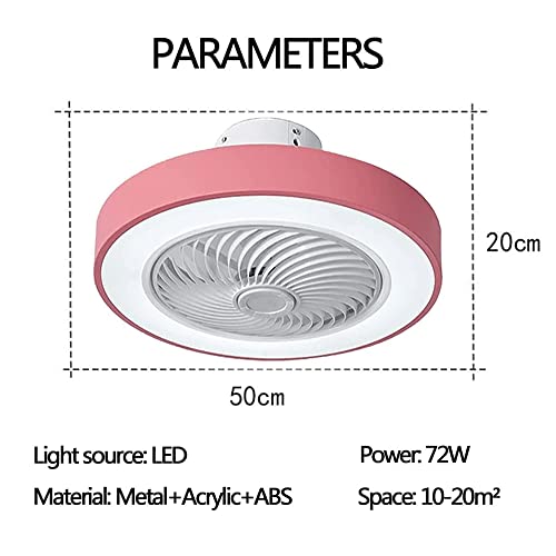Ventilador de techo con luz LED 72W para evitar calor en el dormitorio 3