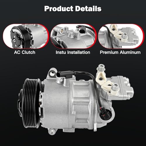 Image of Air Conditioning Compressor for BMW 118i 120i 320i 1.6L 2.0L 2.2L 2005-2013