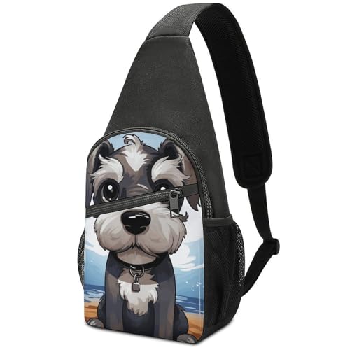 Sac bandoulière Schnauzer léger pour soulager vos épaules