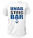 Produktbild Artdiktat Herren T-Shirt | Unabsteigbar | Hamburg | Kult Größe XXL, weiß