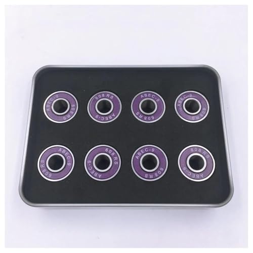 Roulements ABEC-9 608 2RS pour roues de skateboard étanches 8x22x7 mm