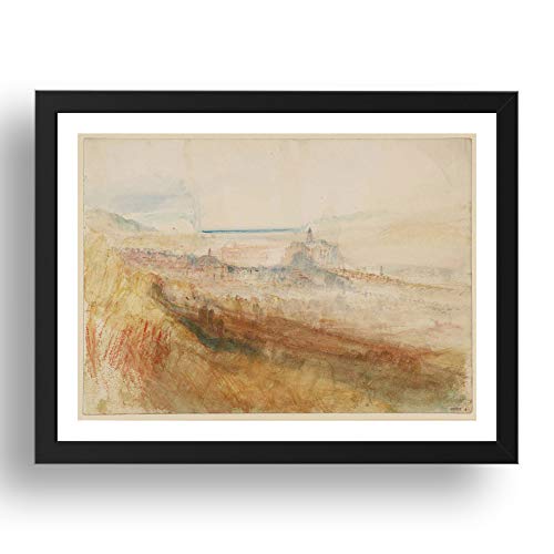 Tableau Turner Eu Louis Philippe 1845 grand format A1 encadré