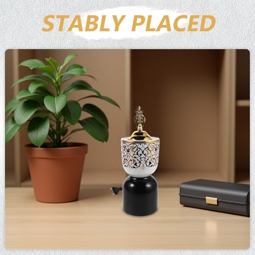 Brûleur de parfum blanc facile à nettoyer en céramique robuste - 6