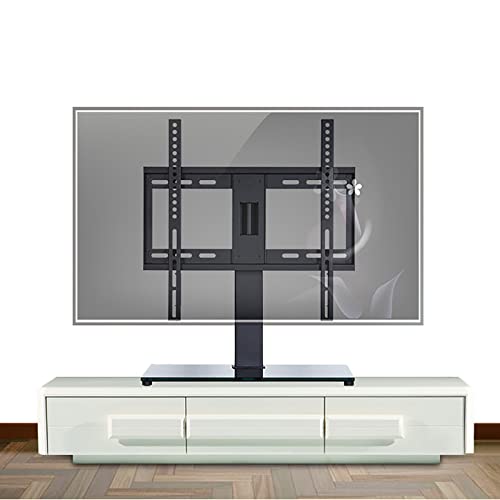Support TV réglable et stable avec base en verre pour salon - 2