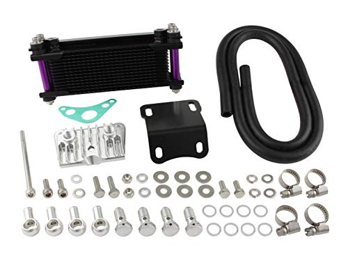 シフトアップ オイルクーラーキット ヘッドライト下取り付けタイプ MONKEY/ゴリラ ブラックコア/ブルーベリーパイプ 205248-65