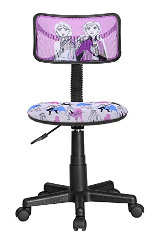 Image of Disney Frozen 2 Adjustable Swivel Mesh Rolling Desk Chair, for Kids, Teens and Adults