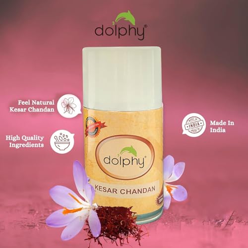 Image of Dolphy Automatic Air Freshener Refill | 3000 Sprays Guaranteed | Automatic Room Freshener, Bathroom Freshener and Room Spray and Refill Fit Dolphy Aerosol Perfume Dispenser - (kesar chandan - 300ml)