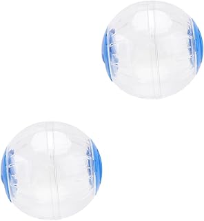 FRCOLOR 2 Pçs Hamster Pequenas Criaturas Brinquedos Coelho Exercício Cobaia Bolas De Treino Para Exercício Ferroviário Twirler Rodas De Fitness Pequenos Animais Brinquedos Rato Brinquedos